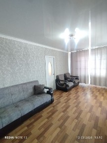 Двухкомнатная. Общеустановленый режим. 3 отдельных спальных места.
