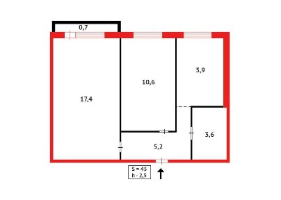 ! Продаю 2-комнатную квартиру в 23 микрорайоне, дом 12