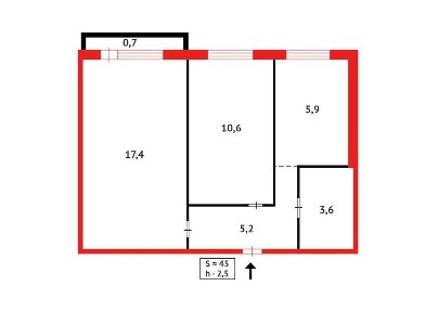 ! Продаю 2-комнатную квартиру в 23 микрорайоне, дом 12