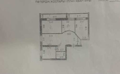 4х КШТ Байбатчина, 29/1 Лоджии 2шт. 109м2 2 ЭТАЖ кирпич 2008