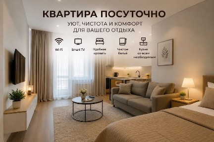 Сдаю по часам квартиры 17 мкр 19 мкр