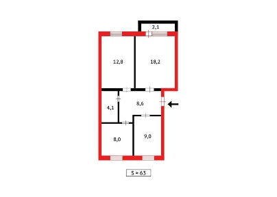 **Продам 3х улуч/план на Алтын Арае по Момышулы, Помощь в Ипотеке