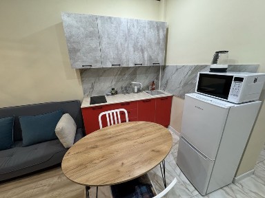 Студия с панорамным видом на озеро и горы в ЖК Lotus Terrace (Сайран)
