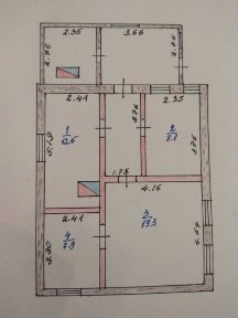 Продам дом в поселке Аманкарагай, по улице Шевченко.