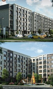 Евро 2х комнатная квартира в жк история в районе Алматы-1