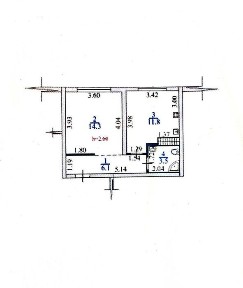 1-комнатная квартира · 36 м²