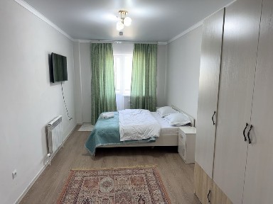 Квартира посуточно, Левый берег, Бектурова 17