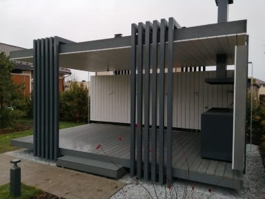 По стандарту СПК Киоск, беседка для рестаранов и тарговые павильионы