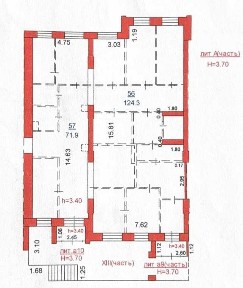 Продажа помещения ЖК Алтын Арман, 1 линия ул. Назарбаева, 200м2