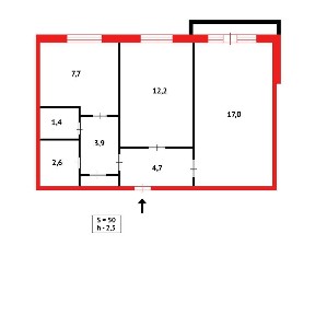 **Продам 2х улчш. план. в 70 квартале 1кубик, Помощь в Ипотеке