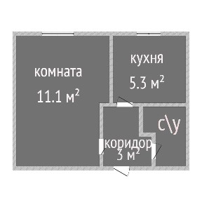 Продажа 1-комнатной квартиры