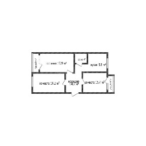 3-комн. 83,7м², 2/5 этаж, 5-й мкр ТОРГ. 41 млн