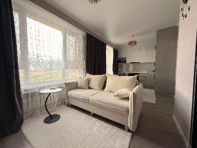 Квартира в Алматы с новым ремонтом и видом на горы 37 кв. м.