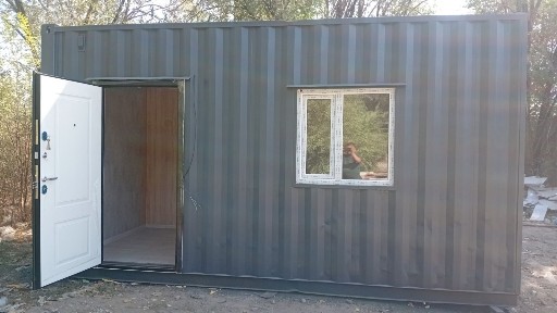 Контейнер утепленный прорабская с доставкой с гарантией модульные дома