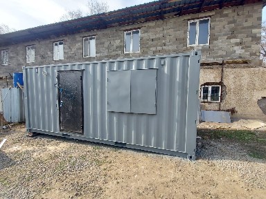 Контейнер утепленный прорабская, офис, склад, помещение, вахта, дом жилой