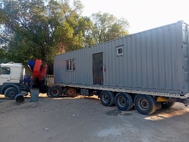 Контейнер жилой под офис, склад, помещение, салон, вахта, магазин