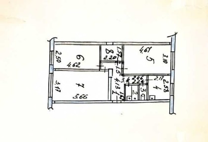 3х Аблакетка Островскго 24/1 1978гп 65м2 ремонт, можно в ипотеку