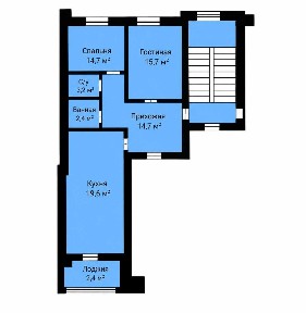 Продажа 2-комнатной квартиры 2013 года КСК