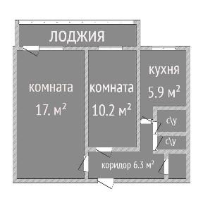 Продажа 2-комнатной квартиры