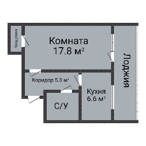 Продажа 1-комнатной квартиры