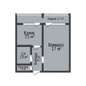 Продажа 1-комнатной квартиры