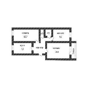 Продажа 3-комнатной квартиры