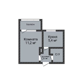 Продажа 1-комнатной квартиры