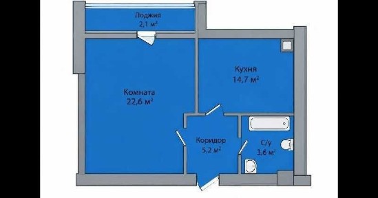 Продам 1 комнатную квартиру ЖК Торгай