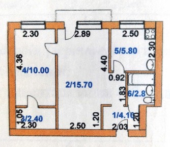 ПРОДАМ 2-х ком кв. адр 2-30