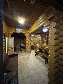 Сдается дом из сруба и баня на дровах