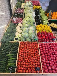Отдел овощи фрукты