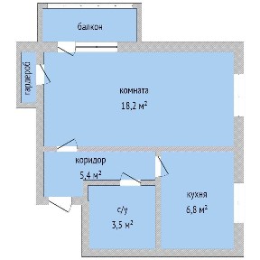 Продажа 1-комнатной квартиры карбышева 1