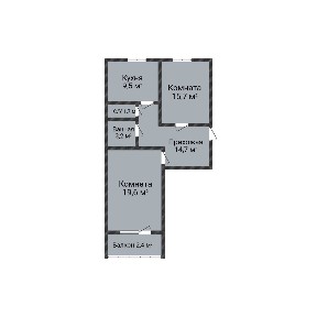 Продажа 2-комнатной квартиры