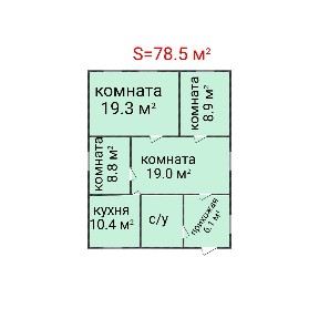 Отдельно стоящий дом. Затоболовка.
