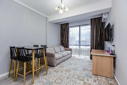 Двушка до 6 гостей. ЖК Sholpan City. Торайгырова, 21/1