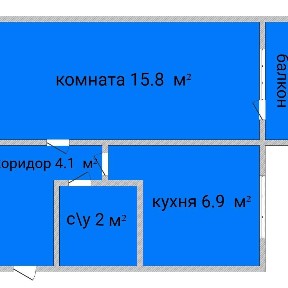 Продажа 1-комнатной квартиры