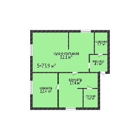 Продажа 3-комнатной квартиры КСК 2014г