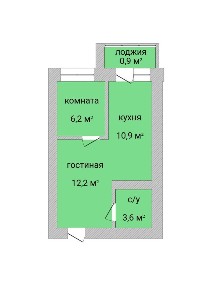 Продажа 1-комнатной квартиры