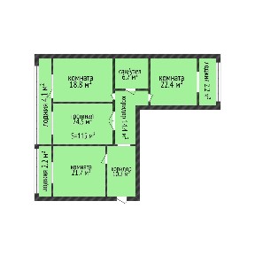 Продажа 3-комнатной квартиры Несембаев