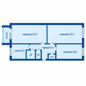 Продажа 3-комнатной квартиры